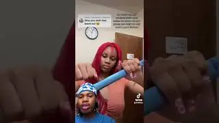 Red Hair Bae puts in Quick Weave 😍❤️
