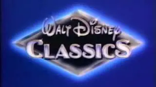 Video Treasures FBI Warning screen and Walt Disney Classics logo