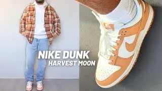 Nike Dunk Low Harvest Moon | on feet & how to style (asos, stussy, levis)