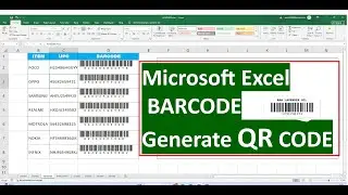 Excel Me QR Code Kaise Banaye | Generate QR Code From Name, Link & Data | 2025 हिंदी Tutorial