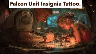 Technician an Extraterrestrial Girl&rsquo;s Play Robot&mdash;Admiral Noticed the Falcon Unit Insignia Tattoo.