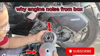 Why engine noise and sleep from box Honda PCX 150cc