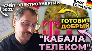 Счет за электроэнергию. Проблемы с Дойче Телеком. Готовит Добрый -куриные желудки. Влог. Германия