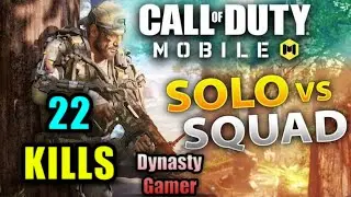 COD ALCTRAZ MAP | 22 KILLS | SOLO VS SQUAD | COD MOBILE GAMEPLAY |