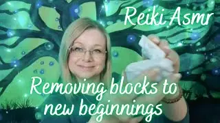 Removing what blocks you from positive new beginnings. ASMR moonstone crystal healing