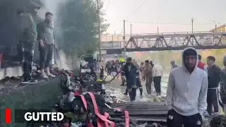 Srinagar: Fire Guts Several Residential Houses in Karfali Muhalla