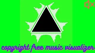 Triangle music spectrum | royality free music spectrum | green screen spectrum free