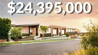 Inside a Stunning $24,395,000 MEGA Mansion Boasting CRAZY Ocean Views | Corona Del Mar Mansion Tour