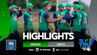 Highlights - Finals | Greens vs Greys - SLC T20 League 2025