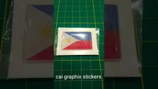 Philippine Flag DOME/SILICON/EMBOSSED Vinyl Sticker