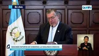 Conferencia de Prensa del Presidente Bernardo Arévalo.