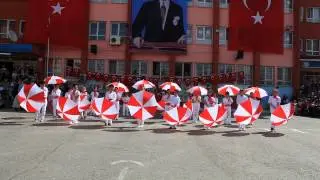 23 NİSAN ŞEMSİYE DANS GÖSTERİSİ GÖSTERİLER 23 NİSAN DANS GÖSTERİSİ ŞEMSİYE