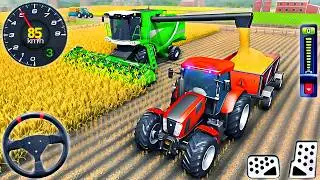 Modern Tractor Farming Driving Simulator - New Indian Tractor Games - Android Gameplay