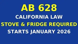 NEW LAW affecting CA landlords: AB 628