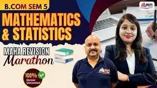 B. Com Sem 5 | Mathematics & Statistics - MAHA REVISION MARATHON 🔥| MEPL Commerce Hub