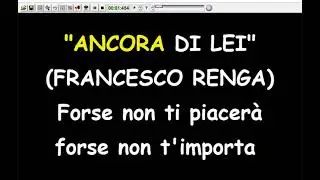 Francesco Renga - Ancora Di Lei  (Karaoke  Devocalizzata)