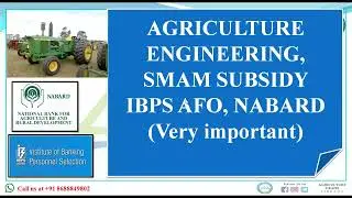 IBPS AFO 2022-23 ║ AGRICULTURE ENGINEERING IMPORTANT CONCEPT ║ AFO 60/60 ║ #IBPS_AFO #AFO_MAINS