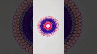 Beautiful spirograph art asmr design #spirograph #satisfying #relaxing #asmr #art #usa