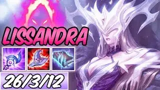 S+ FULL BURST LISSANDRA MID DARK HARVEST 40% CDR | Build & Runes | 88% K.P | League of Legends
