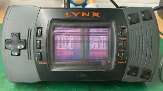 Atari Lynx 2 before BennVenn LCD upgrade