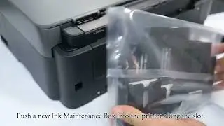 How to Change Maintenance box MC G 02 Canon