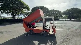 lot 50c Taylor-Dunn Utility Cart w/ Covered Cab & Dump Body 1000 lb Capacity