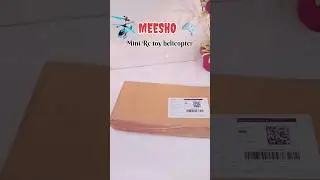 Mini Rc toy helicopter from Meesho ₹300/- #meesho #unboxing #helicopter #toys #trending #ytshorts