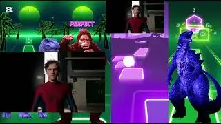 DINOSAUR KING KONG SPIDER MAN GODZILLA PLAY TILEHOPBEATS AMAZING GAME SO CRAZY