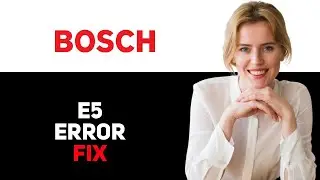 Код ошибки E5 котла Bosch 2025