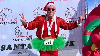 2023 Santa Paws 🐾 5K Palm Springs benefit for Guide Dogs of the Desert. 12/16/2023