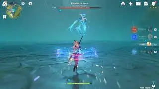 Oceanid boss fight - Genshin impact