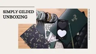 Unboxing Simply Gilded May Planner Subscription Box: Tropical Luxe