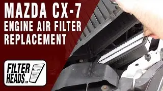 How to Replace Engine Air Filter 2007 Mazda CX-7 L4 2.3L