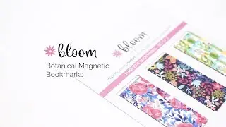 bloom daily planners&reg; - Botanical Magnetic Bookmarks
