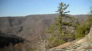 Tye River Gorge Overlook at Top of Crabtree Falls