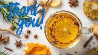 Pineapple Peel Detox Tea with Rosemary, Ginger, Cloves & Turmeric