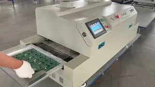 Puhui six heating zones  conveyor reflow oven T-961S
