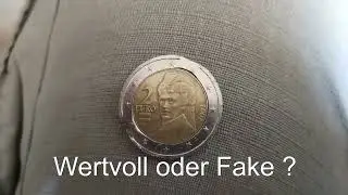2 Euro M&uuml;nze Selten oder doch Fake?