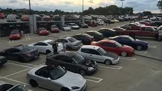 UNCC Parking Deck Car Meet 9/7/14