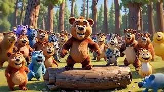 Bear Bounced to the Beat 🧸🥁 | Energetic Story for Kids | Learning Rhythm & Coordination