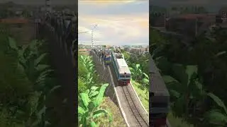 WOOW!! This Train Plunges From the Sky Riding the Undulating Tracks | Railroad Crossing