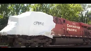 CP 8853 w/CPKC 260 manifest and CP 8910 in transit 6/8/24