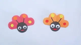Easy Paper Butterfly spring crafts