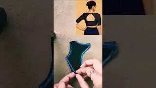 New Trending black blouse design cutting and stitching ✂️🪡✂️#shorts #youtubeshorts #fashiondesign