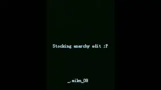 Stocking anarchy edit!!!!!!!!