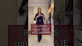 8 LOOKS con un TRAJE DE RAYA DIPLOM&Aacute;TICA AZUL MARINO 💙 | Saca partido a tu armario