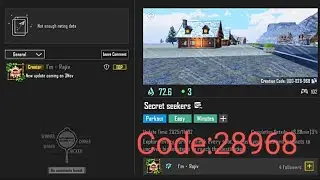 Bgmi wow Parkour map code 28968 | secret seekers | #bgmi #bgmilive #pubg #pubgmobile