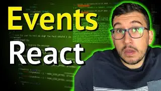 Learn React.js - Event Handling [5] | Tutorial For Beginners