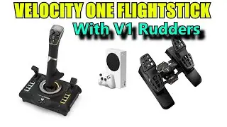 Xbox FS2020: Using the V1 Rudder Pedals With The V1 Flightstick on Xbox!  Setup & Overview