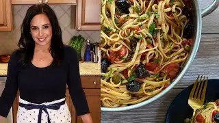 Linguine Puttanesca Napoletana | Have U Covered in the Kitchen | Zoom cooking class promo